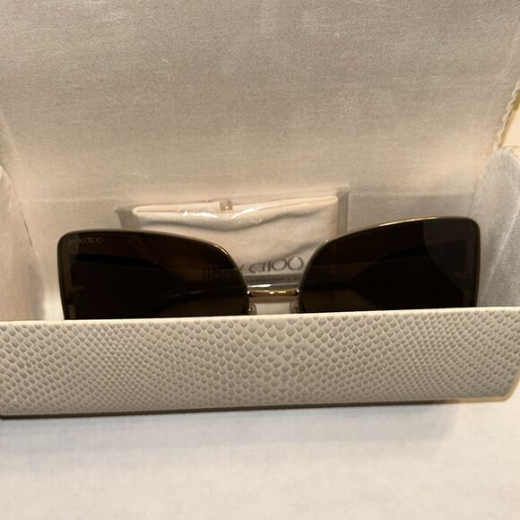 Jimmy Choo Sunglasses Includes Case and Lens Cloth.NWOT - Picture 10 of 12